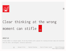 Tablet Screenshot of friendlyrabbit.com